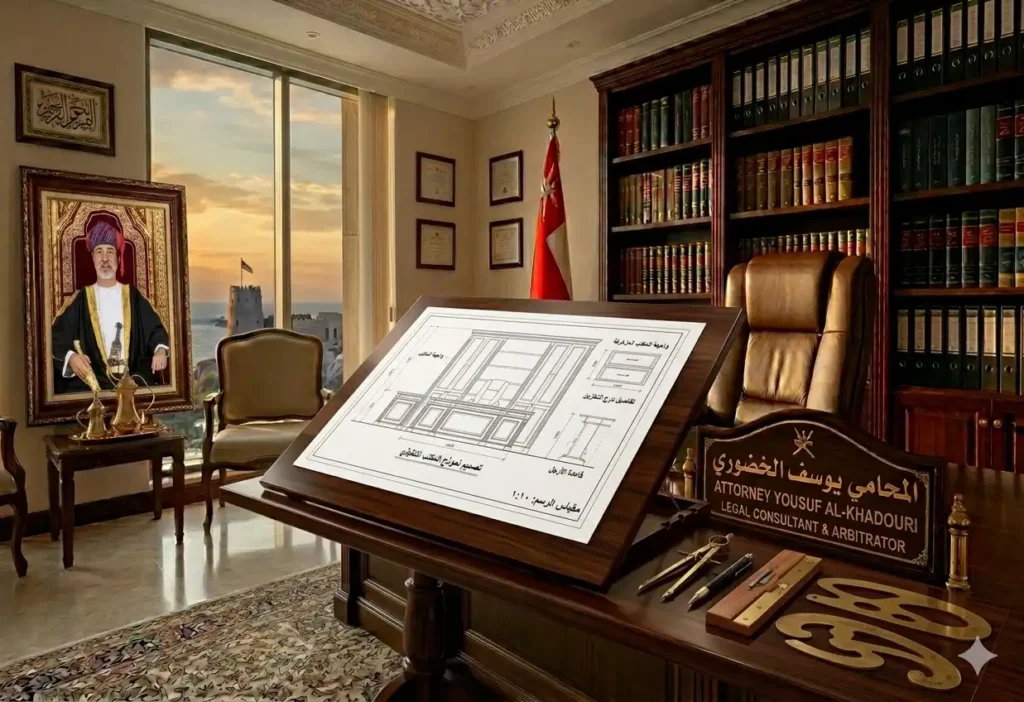 تصميم قانوني ذكي ونموذج حجز لصالون تجاري في سلطنة عمان