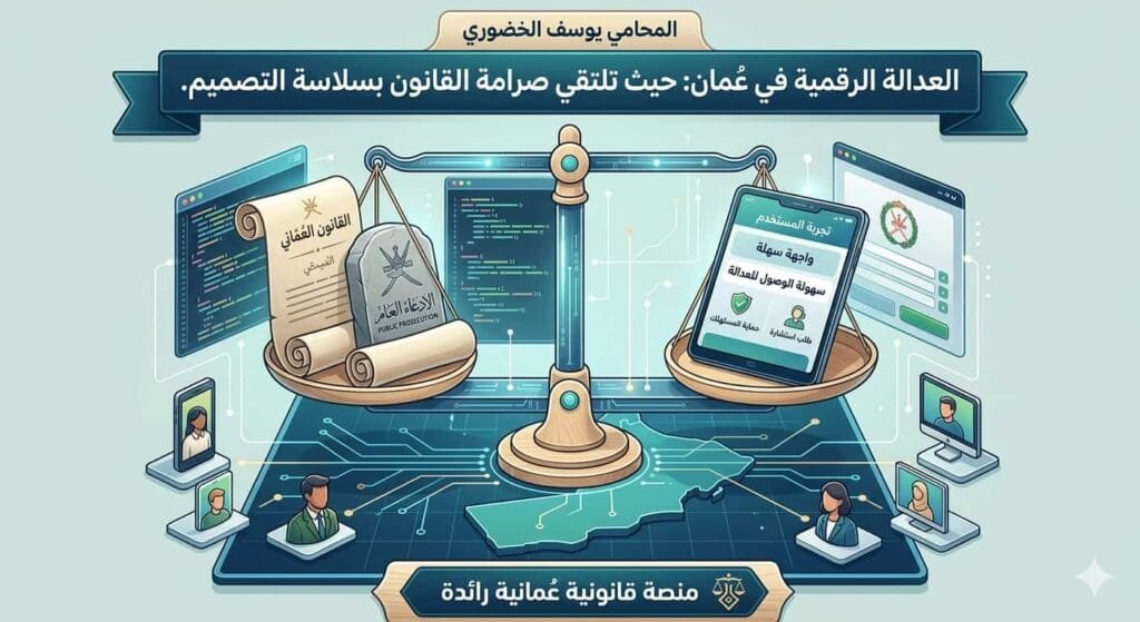 المحامي يوسف الخضوري - العدالة الرقمية في سلطنة عُمان وتجربة المستخدم